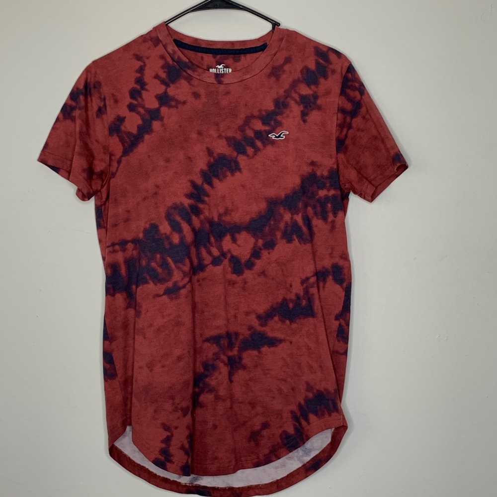 Red Tye-dye Hollister Tee